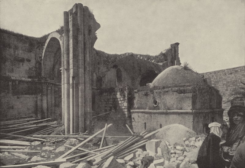 Kerk van St. Johannes, Samaria, waar de koningen van Israël begraven zijn door English Photographer