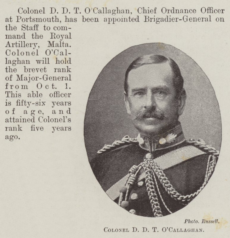 Kolonel D D T OCallaghan door English Photographer