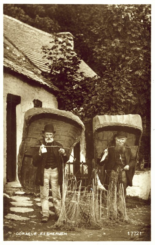 Coracle vissers door English Photographer
