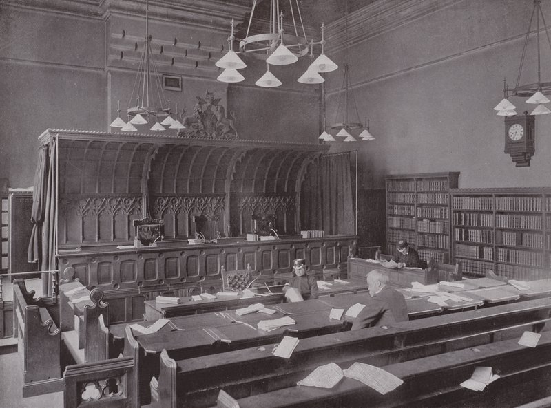 Hof van Beroep, Koninklijk Paleis van Justitie door English Photographer