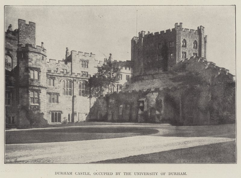 Durham Castle, bezet door de Universiteit van Durham door English Photographer