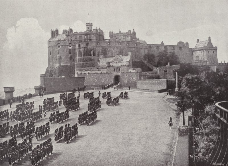Edinburgh Kasteel, De Esplanade door English Photographer