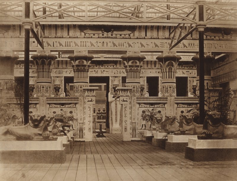 Ingang van het Egyptische hof door English Photographer