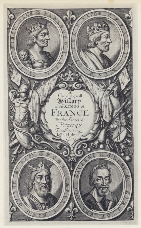 F Eudes de Mezeray, Een Chronologische Geschiedenis van de Koningen van Frankrijk, Tr J Bulteel, T N voor T Basset, enz. 1683 door English Photographer