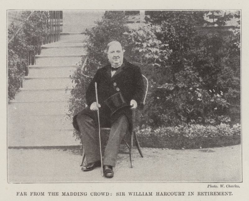 Ver van de Madding Crowd, Sir William Harcourt in pensioen door English Photographer