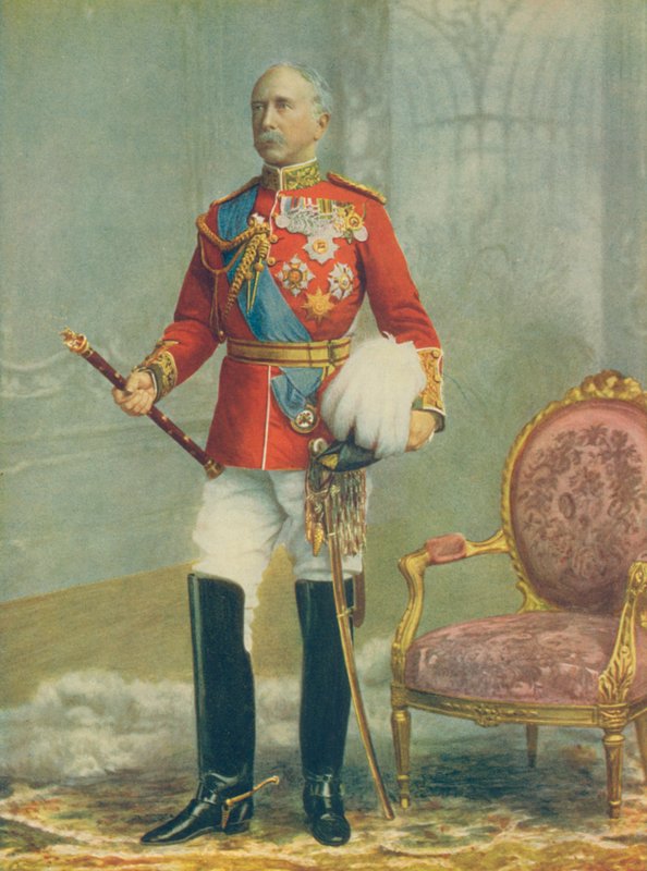 Veldmaarschalk Burggraaf Wolseley, opperbevelhebber van het leger. In de volledige dress van een veldmaarschalk door English Photographer