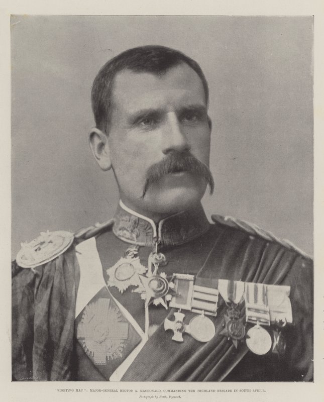 Fighting Mac, generaal-majoor Hector A Macdonald, bevelhebber van de Highland Brigade in Zuid-Afrika door English Photographer