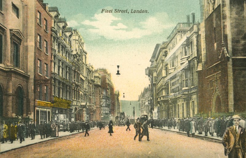 Fleet Street, Londen door English Photographer