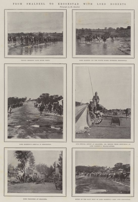 Van Smaldeel naar Kroonstad met Lord Roberts door English Photographer