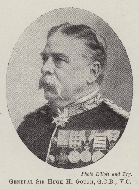Generaal Sir Hugh H Gough, GCB, VC door English Photographer