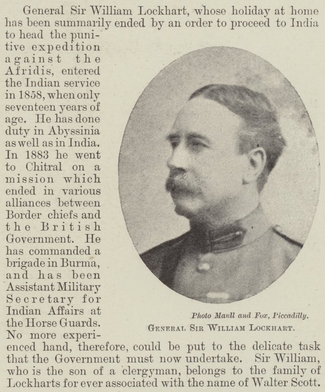 Generaal Sir William Lockhart door English Photographer