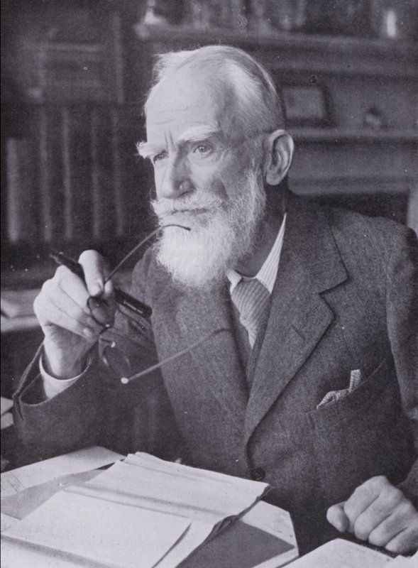 George Bernard Shaw door English Photographer