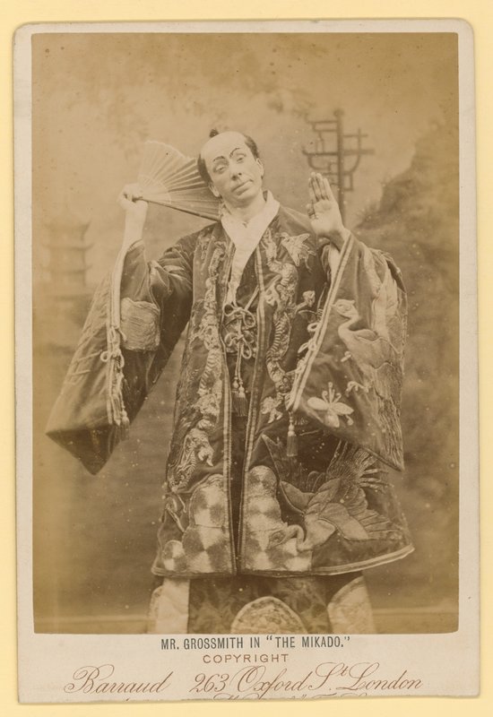 George Grossmith als Ko-Ko in The Mikado door English Photographer