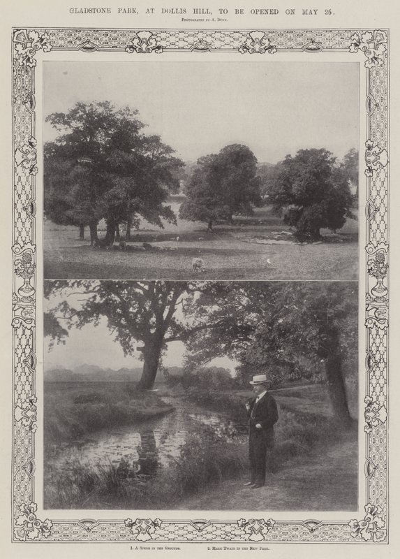 Gladstone Park, in Dollis Hill, wordt geopend op 25 mei door English Photographer