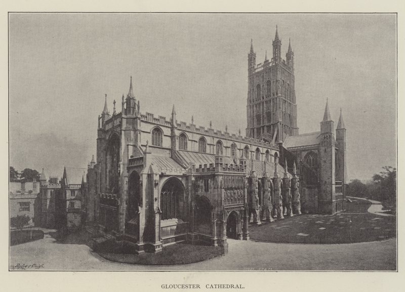 Kathedraal van Gloucester door English Photographer