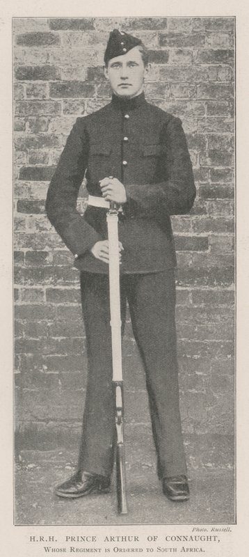 ZKH Prins Arthur van Connaught, wiens Regiment naar Zuid-Afrika is gestuurd door English Photographer