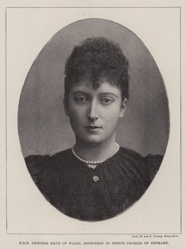 HKH Prinses Maud van Wales, verloofd met Prins Charles van Denemarken door English Photographer
