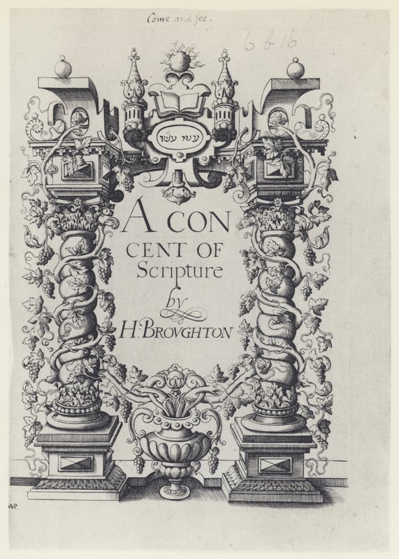 H Broughton, Een Concent van de Schrift, G Simson en W White 1590 door English Photographer
