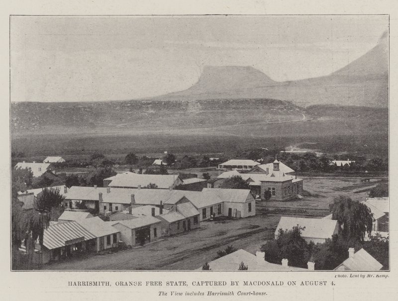 Harrismith, Oranje Vrijstaat, ingenomen door MacDonald op 4 augustus door English Photographer