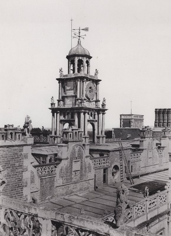 Hatfield House, De Kloktoren door English Photographer