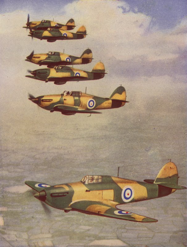 Hawker Hurricanes door English Photographer