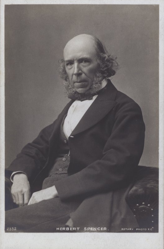 Herbert Spencer (zwart-wit foto) door English Photographer