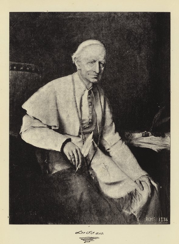 Zijne Heiligheid Paus Leo XIII door English Photographer