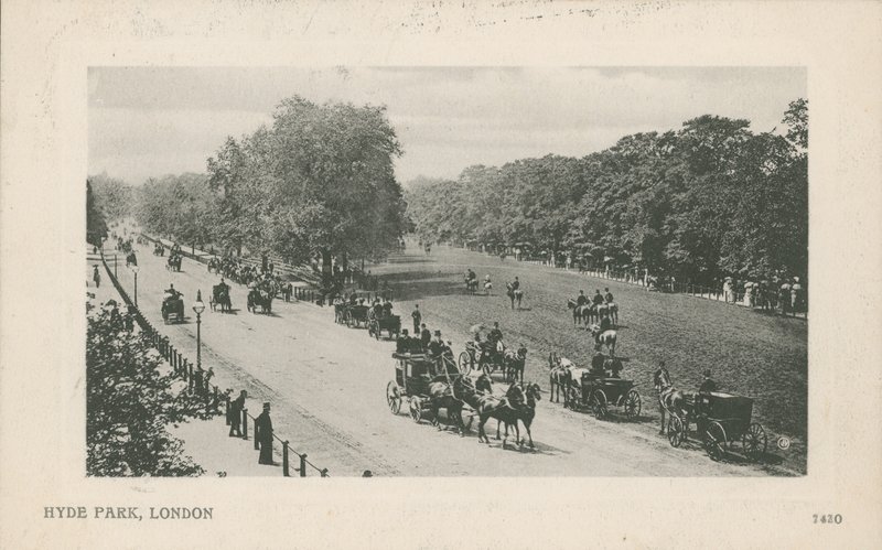 Hyde Park, Londen door English Photographer