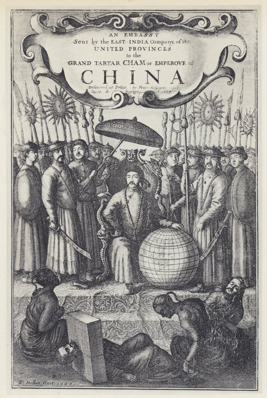 J Nieuhof, Een Ambassade gestuurd door de Oost-Indische Compagnie naar China, Tr J Ogilby 1673 door English Photographer