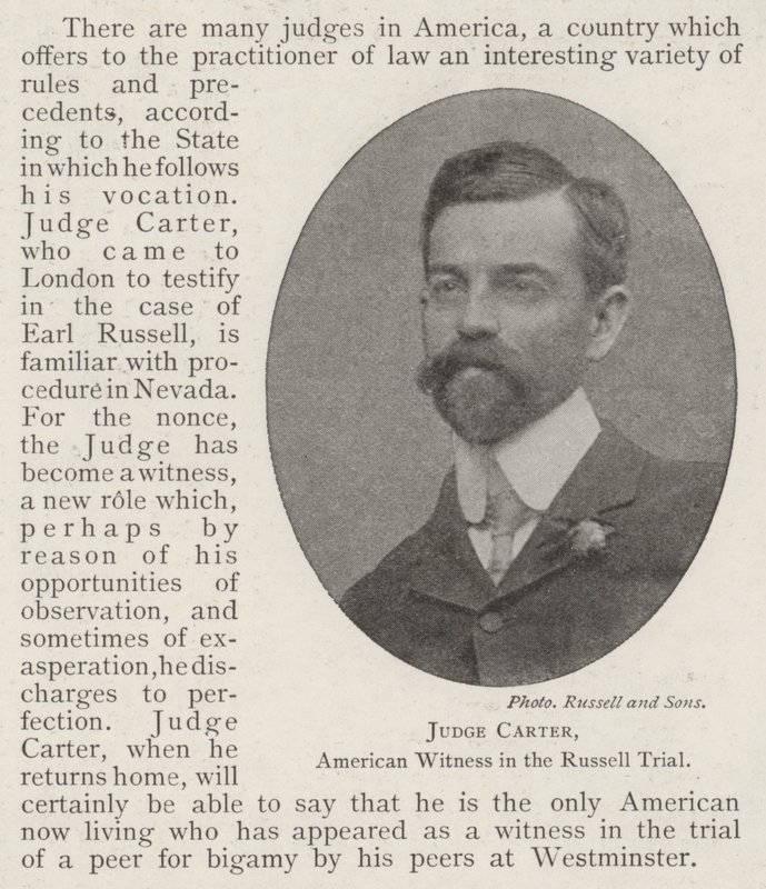 Rechter Carter, Amerikaanse Getuige in het Russell Proces door English Photographer