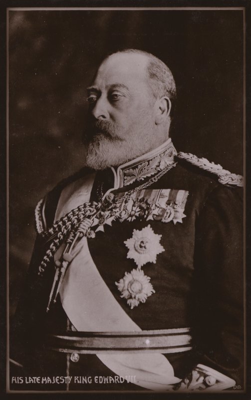 Koning Edward VII door English Photographer