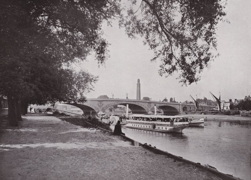 Koning Edward VII Brug, Kew door English Photographer