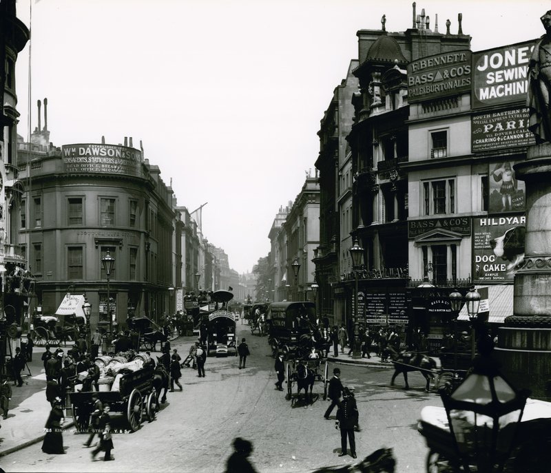 King William Street, Londen, foto door English Photographer