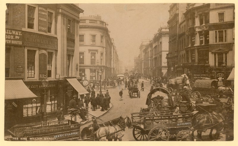 King William Street, Londen, foto door English Photographer