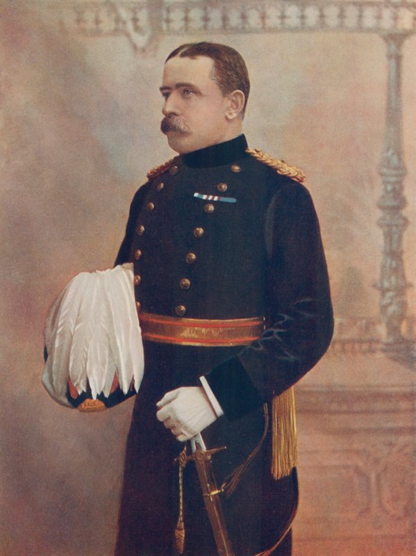 Luitenant-Generaal J. D. P. French, Commandant van de Cavaleriedivisie, Zuid-Afrikaanse Veldmacht door English Photographer
