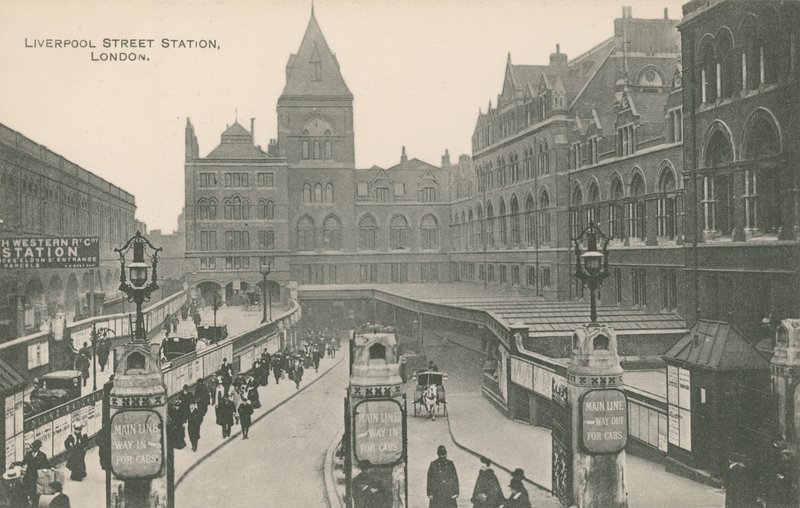 Liverpool Street Station, Londen door English Photographer