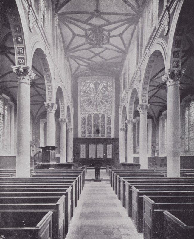 Londense Stads Kerken: St Katherine Cree door English Photographer