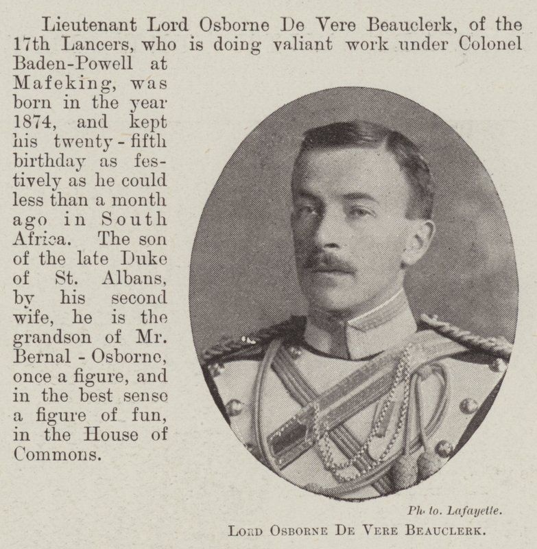 Lord Osborne De Vere Beauclerk door English Photographer