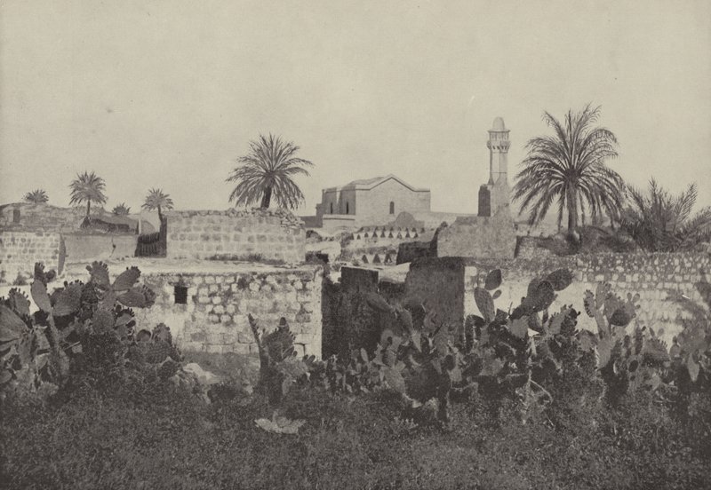 Lydda, het oude Lod van het Oude Testament, waar de apostel Paulus de zieke Aeneas genas door English Photographer
