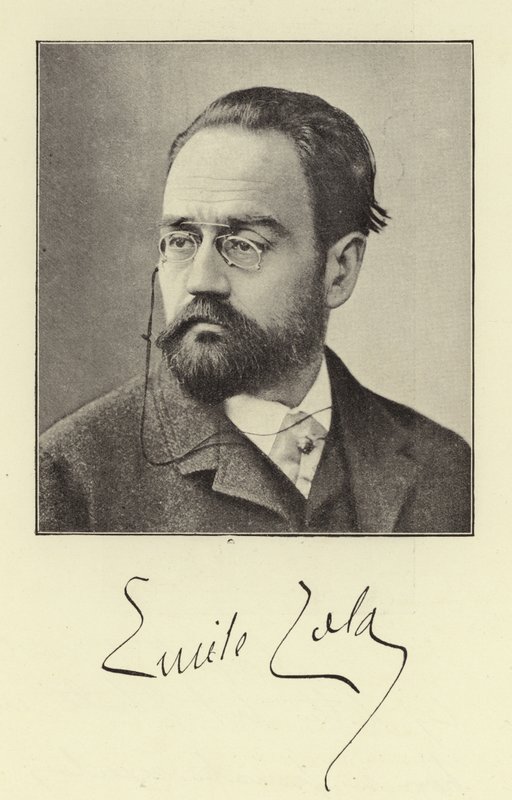 M Emile Zola door English Photographer