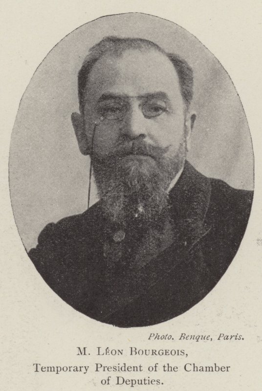 M Leon Bourgeois, Tijdelijk Voorzitter van de Kamer van Afgevaardigden door English Photographer