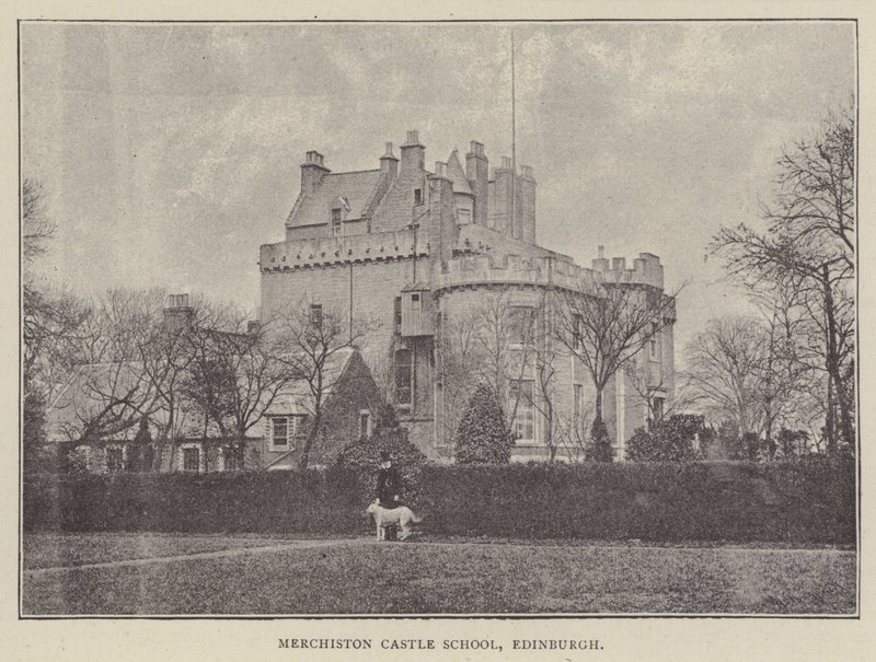 Merchiston Castle School, Edinburgh (gravure) door English Photographer