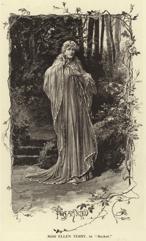 Mevrouw Ellen Terry, in Becket door English Photographer
