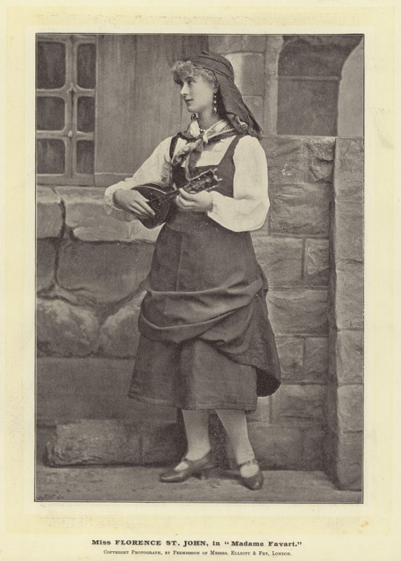 Miss Florence St John, in Madame Favart door English Photographer