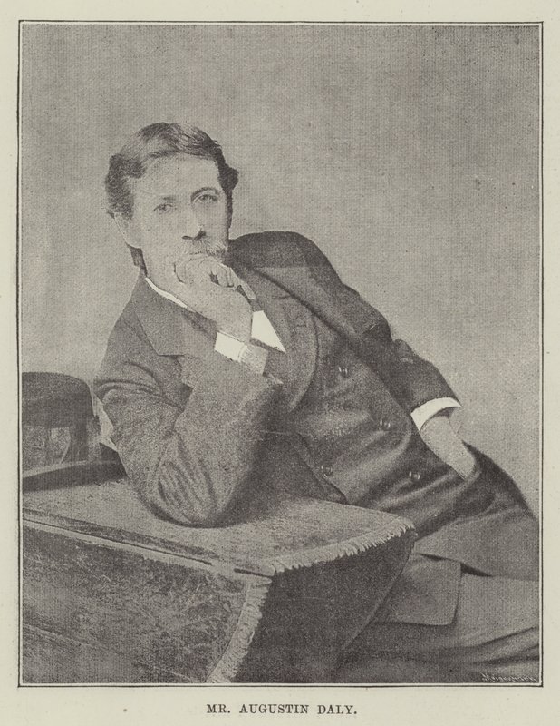 De heer Augustin Daly door English Photographer