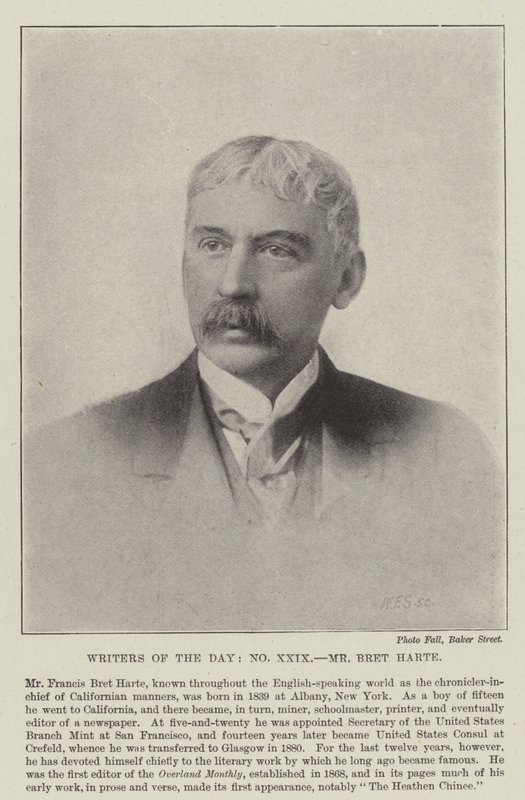 Mr Bret Harte door English Photographer