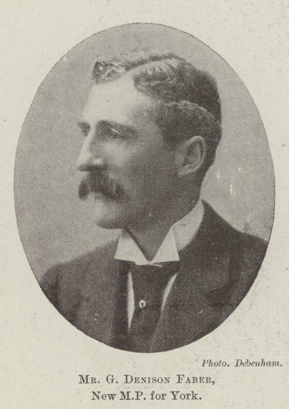Mr G Denison Faber, nieuw parlementslid voor York door English Photographer