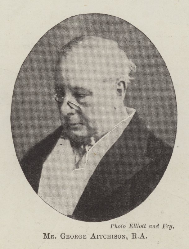 De heer George Aitchison, RA door English Photographer