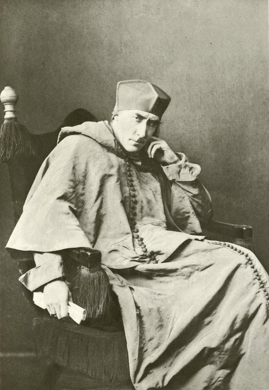 Mr Henry Irving als Kardinaal Wolsey (gravure) door English Photographer