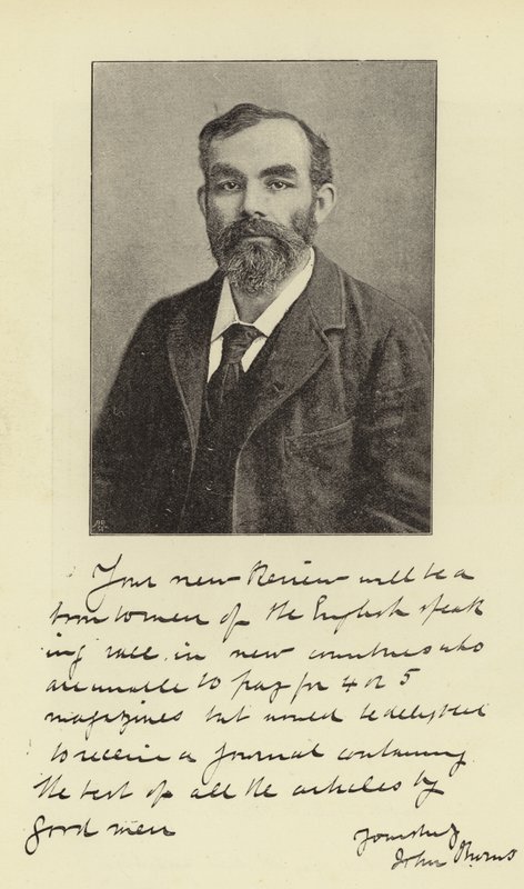 De Heer John Burns door English Photographer